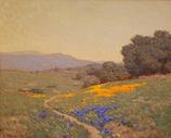 Granville Redmond "Field of Poppies and Lupine Flowers"