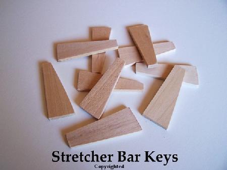 Canvas Keys - Stretcher Bar Corner Tightening Wedges